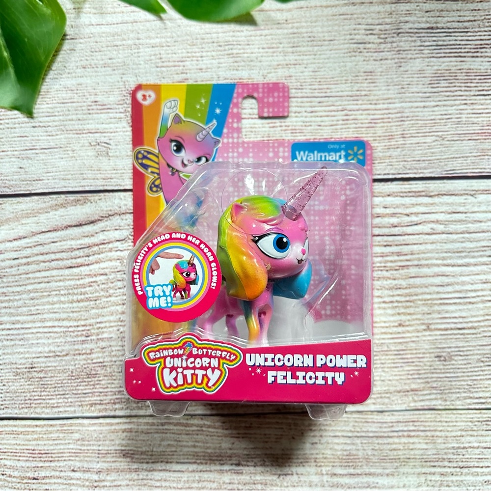 Rainbow Butterfly Unicorn Kitty Complete Set NEW - Picture 7 of 8